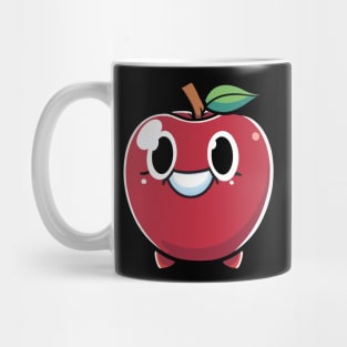 Cute Kawaii Smiling Apple Mug